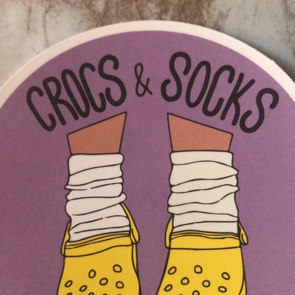 Crocs and Socks Sticker - Picture 5 of 7
